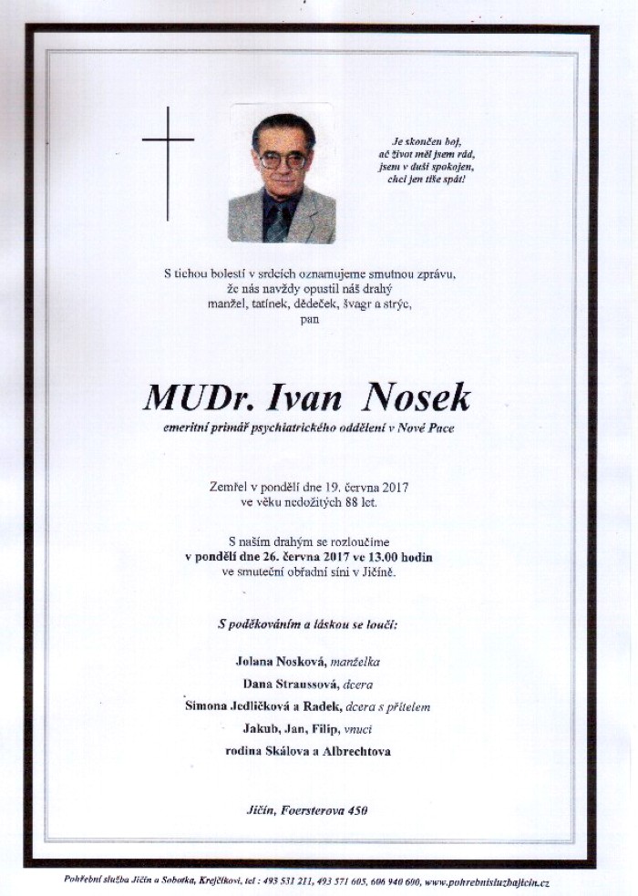 MUDr. Ivan Nosek