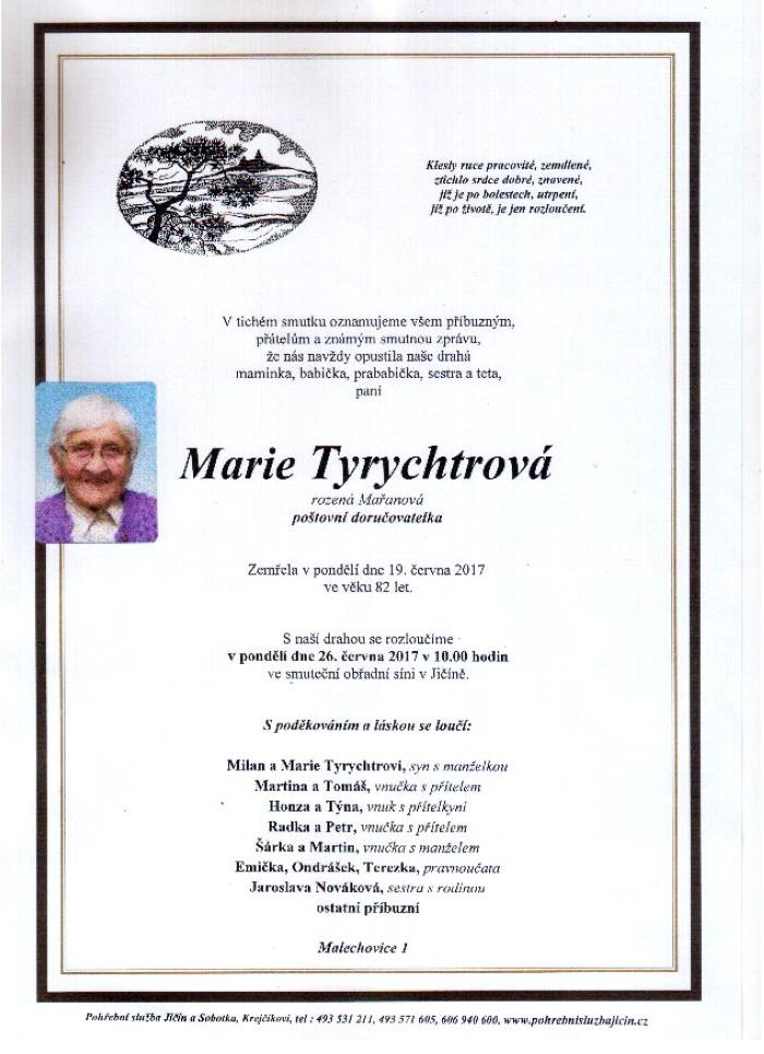 Marie Tyrychtrová