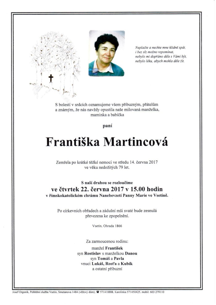 Františka Martincová
