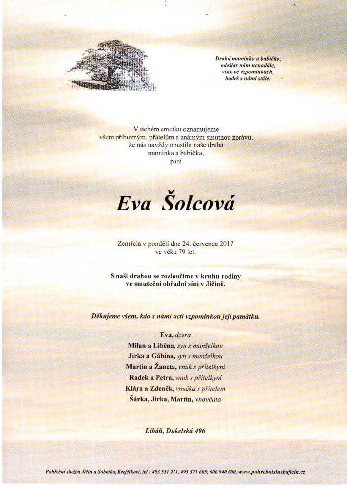 Eva Šolcová