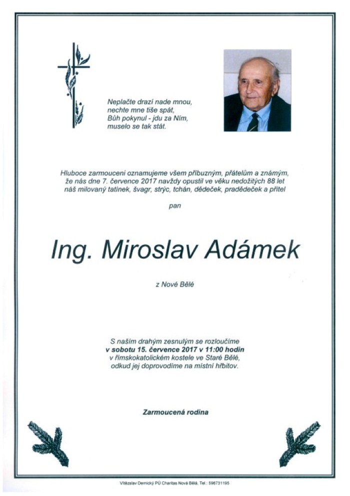 Ing. Miroslav Adámek
