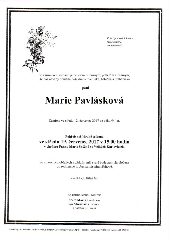 Marie Pavlásková