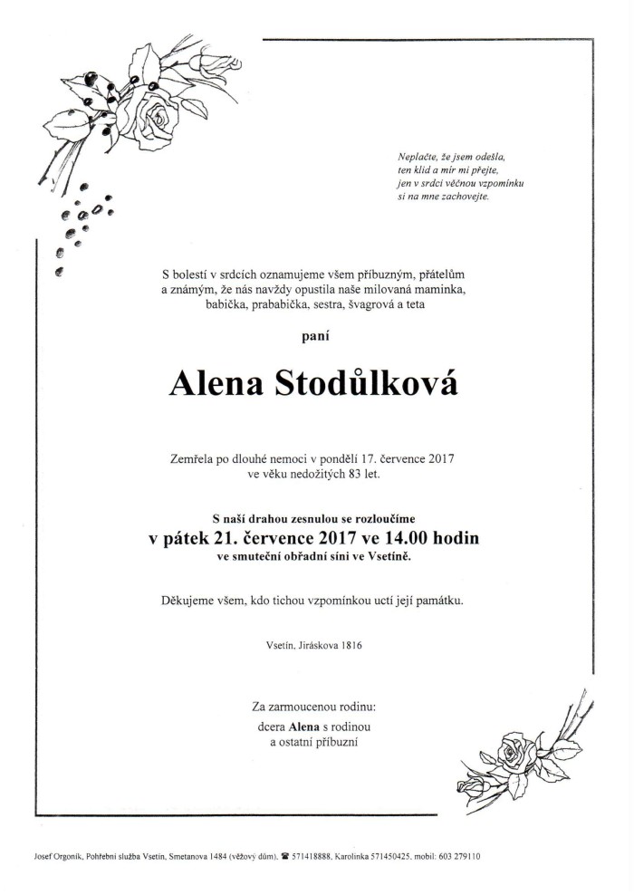 Alena Stodůlková