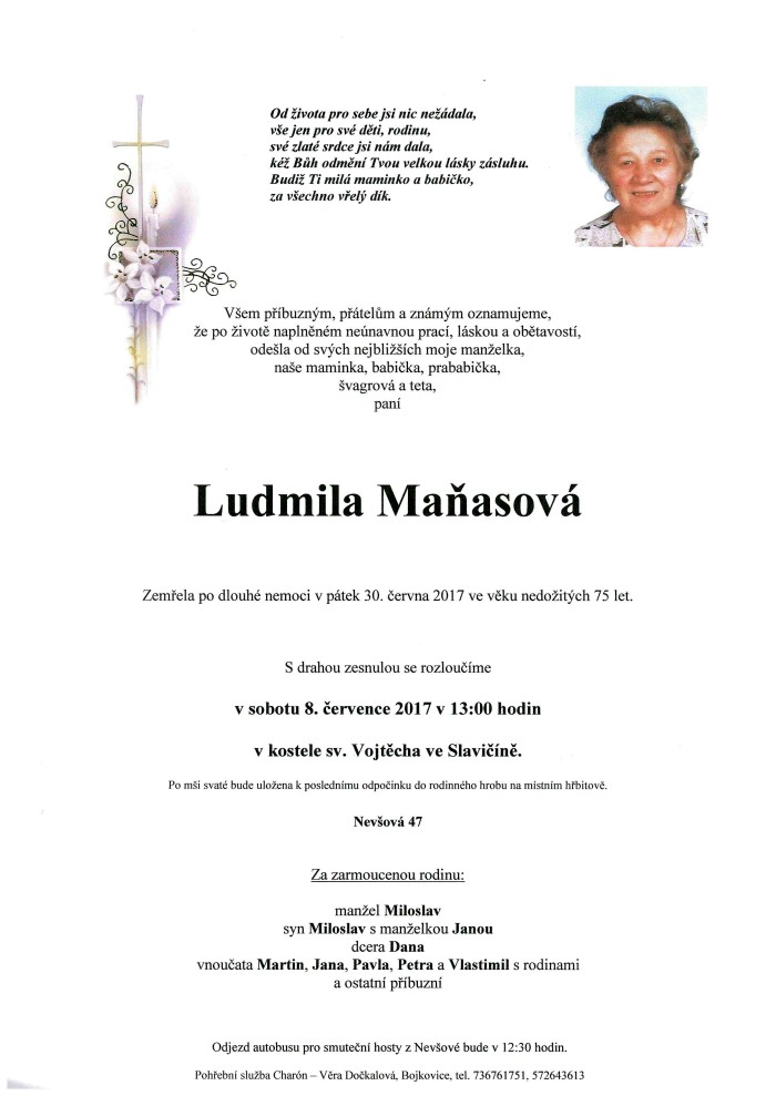 Ludmila Maňasová