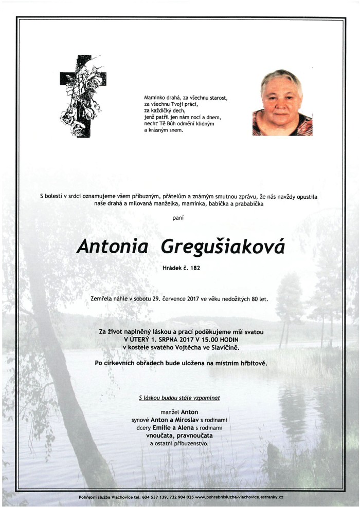 Antonia Gregušiaková