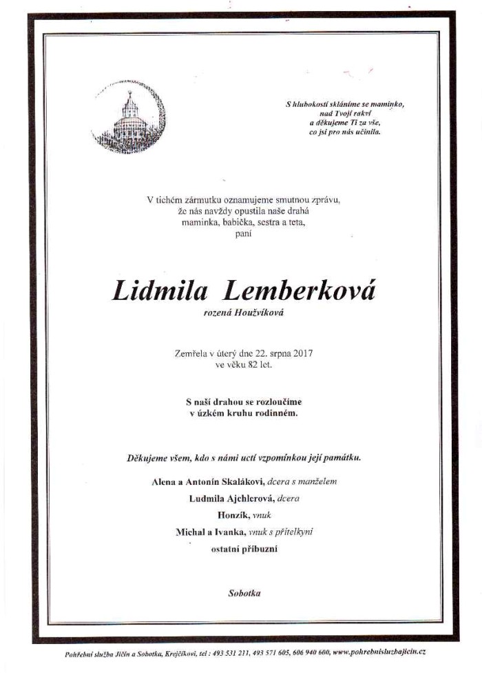 Lidmila Lemberková