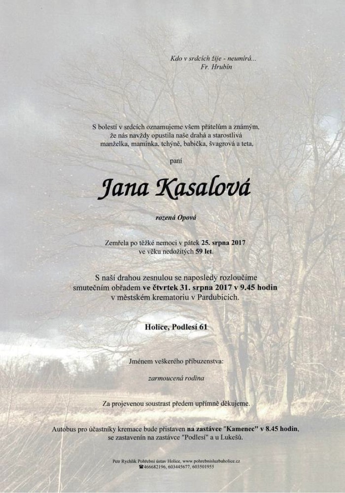 Jana Kasalová
