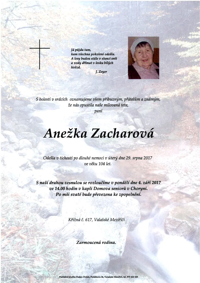 Anežka Zacharová