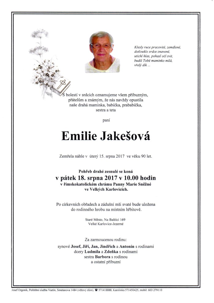 Emilie Jakešová