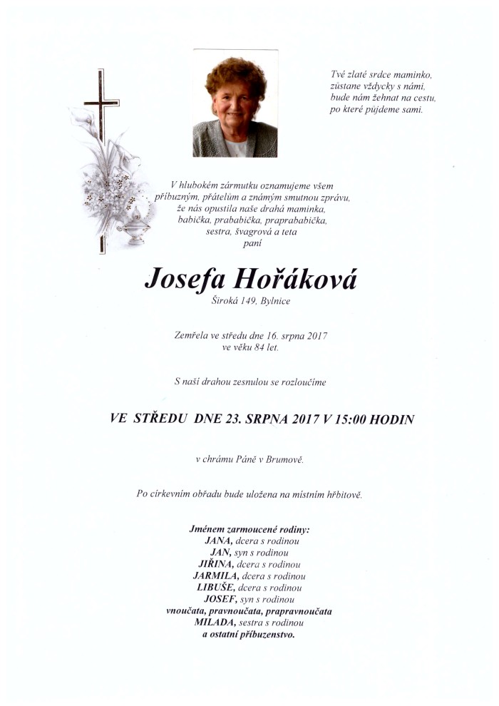 Josefa Hořáková