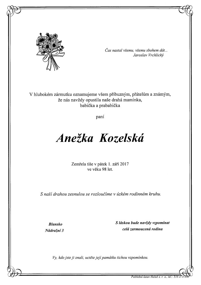 Anežka Kozelská