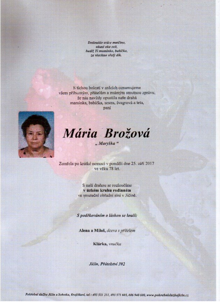 Mária Brožová