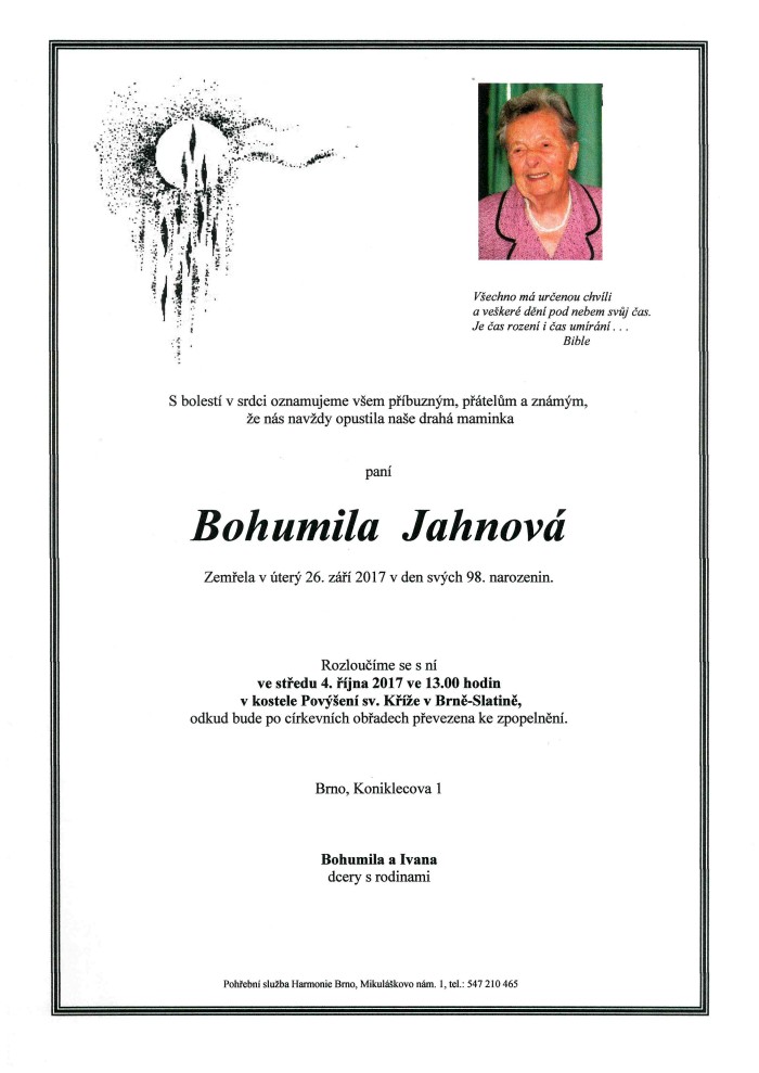 Bohumila Jahnová