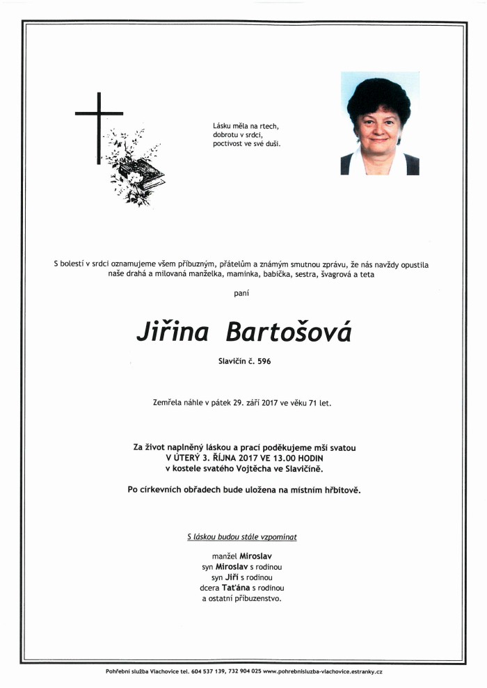 Jiřina Bartošová