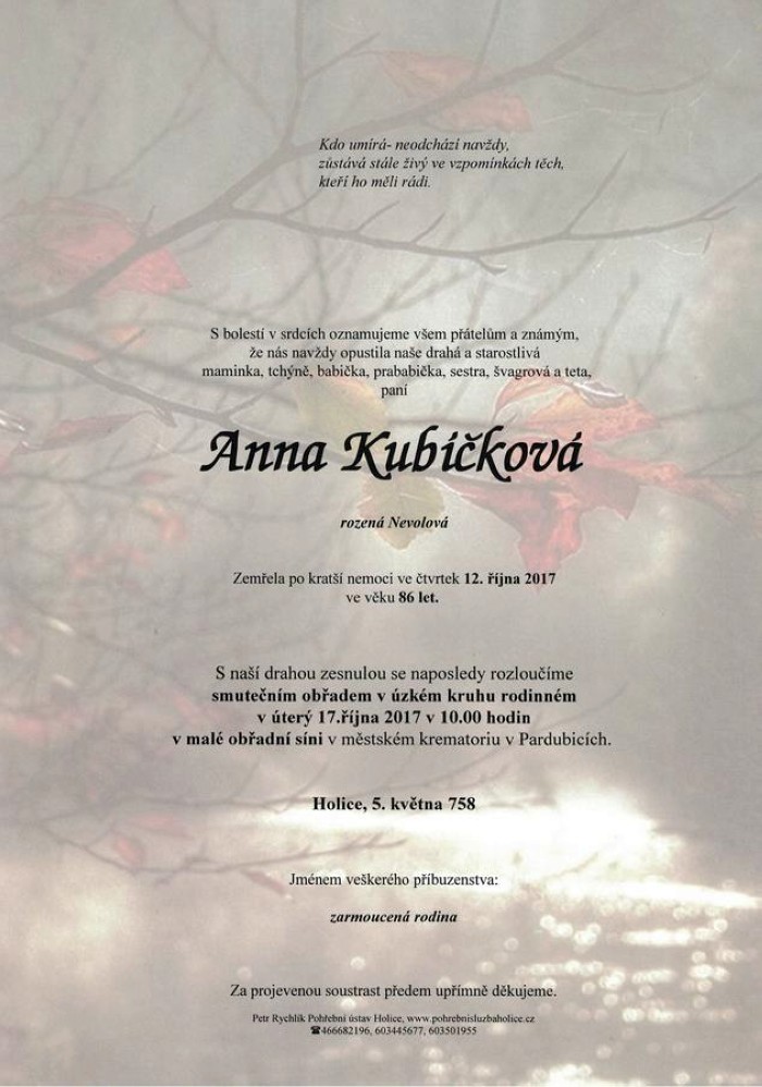Anna Kubíčková