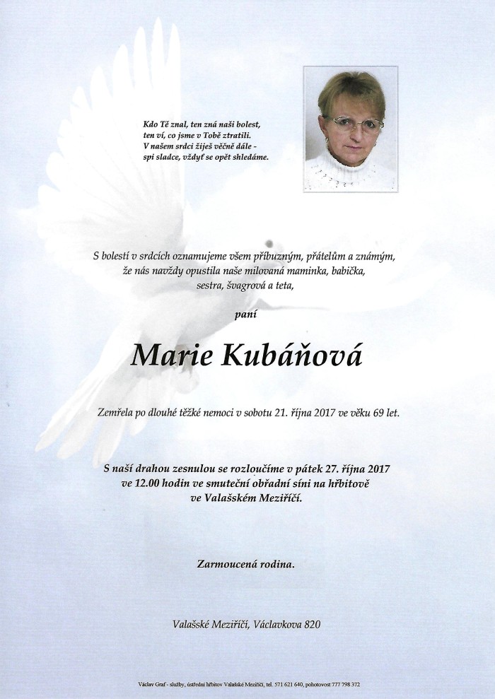 Marie Kubáňová