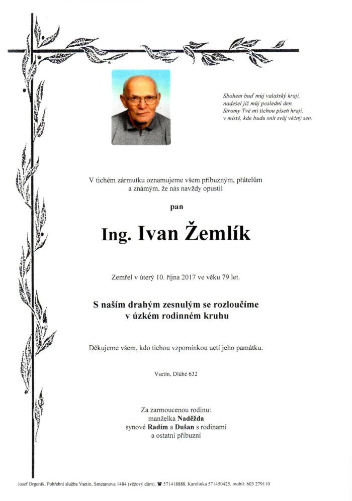 Ing. Ivan Žemlík