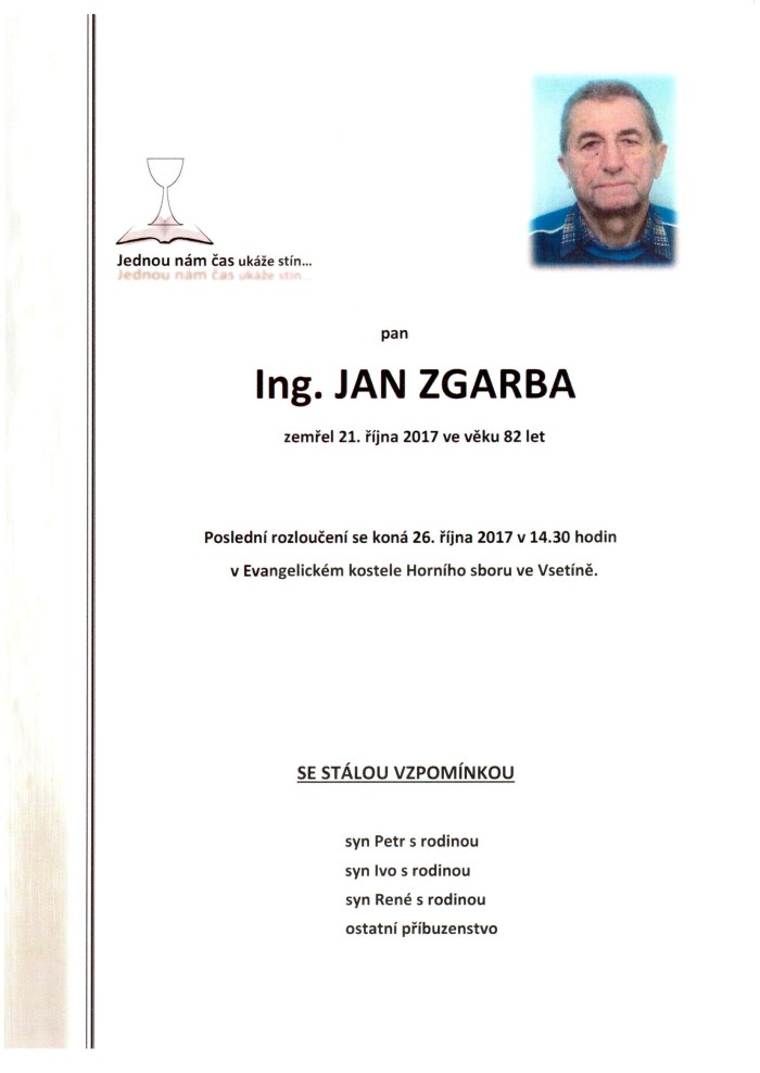Ing. Jan Zgarba