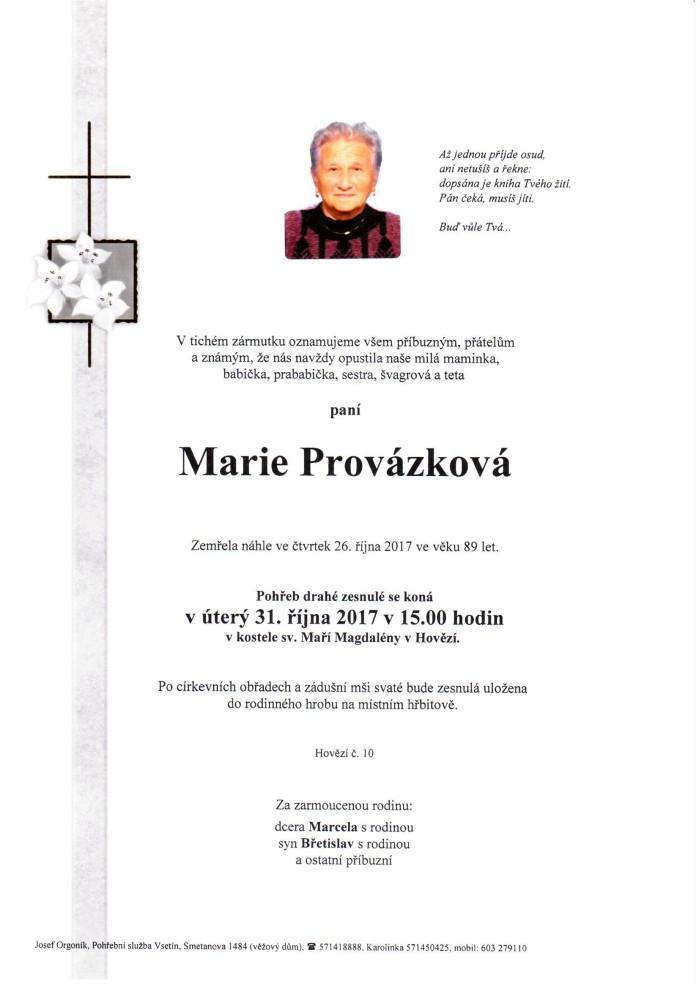 Marie Provázková