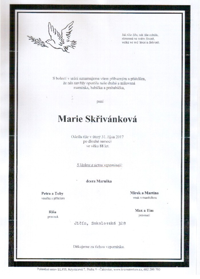 Marie Skřivánková