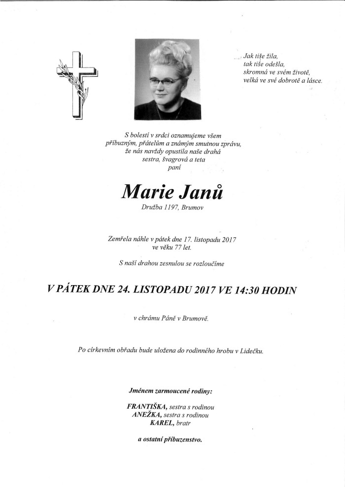 Marie Janů
