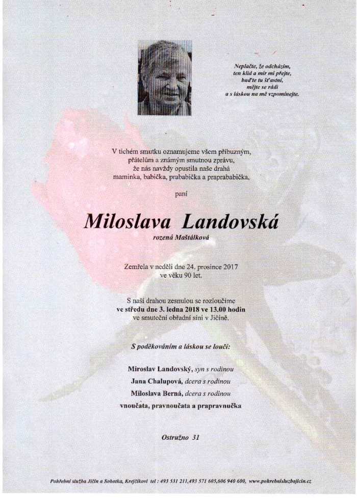Miloslava Landovská