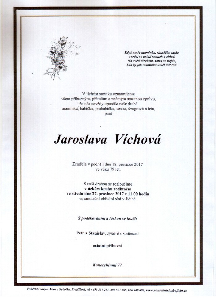 Jaroslava Víchová