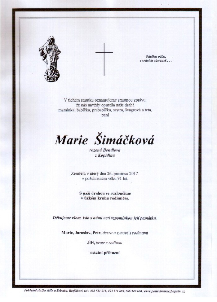Marie Šimáčková