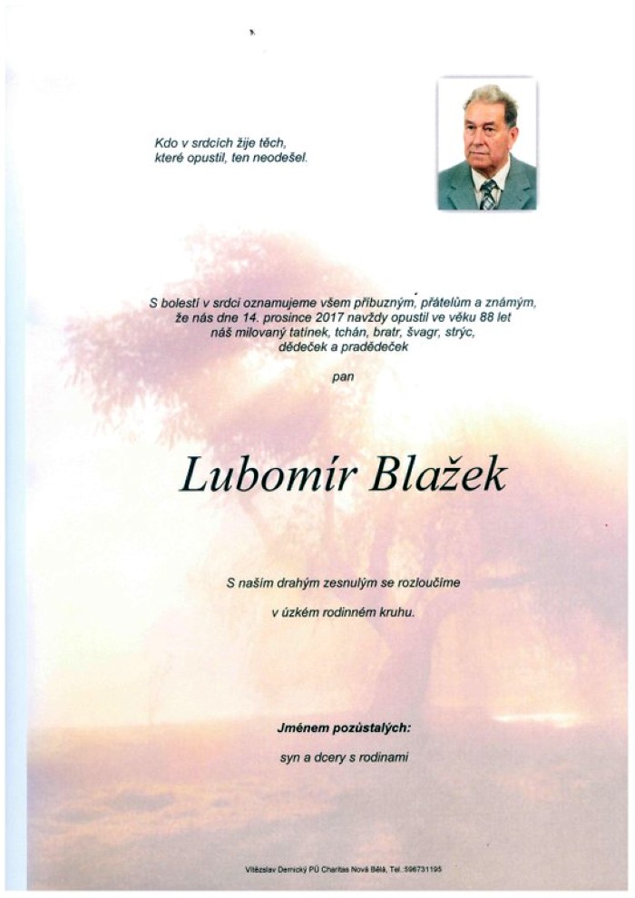 Lubomír Blažek