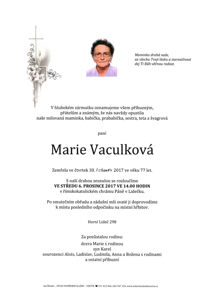 Marie Vaculková