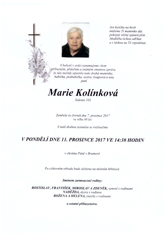 Marie Kolínková