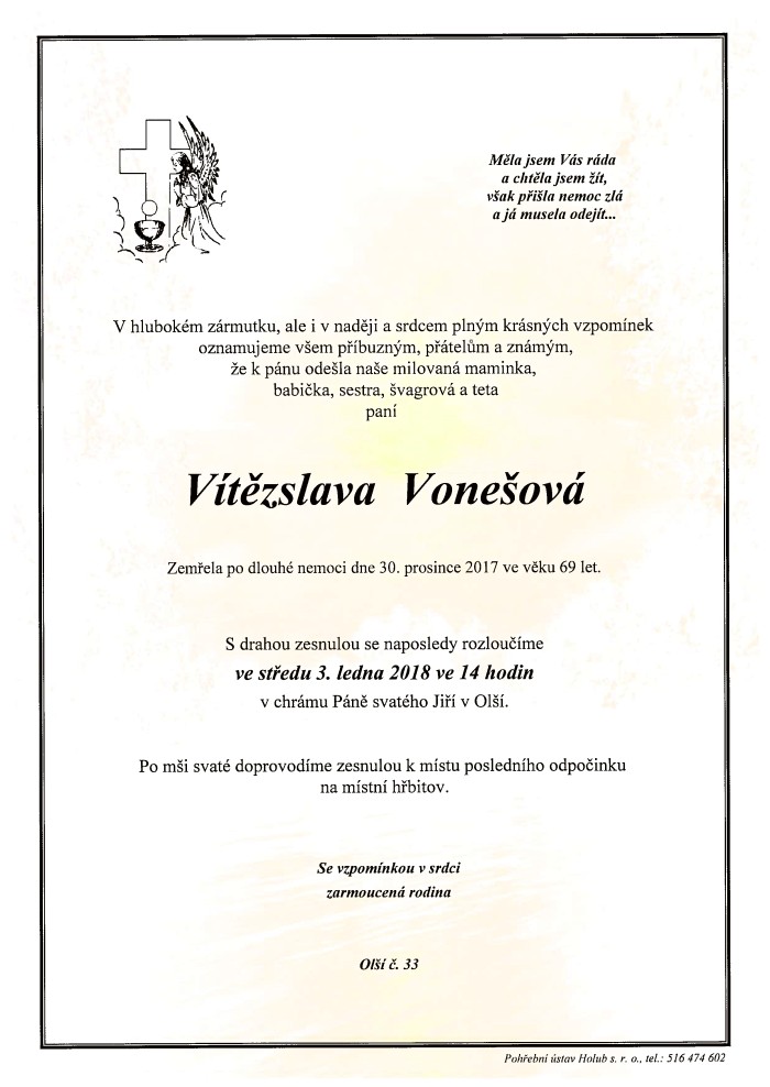 Vítězslava Vonešová