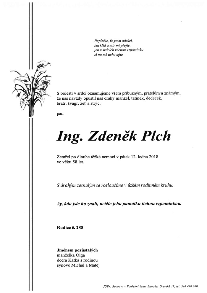 Ing. Zdeněk Plch