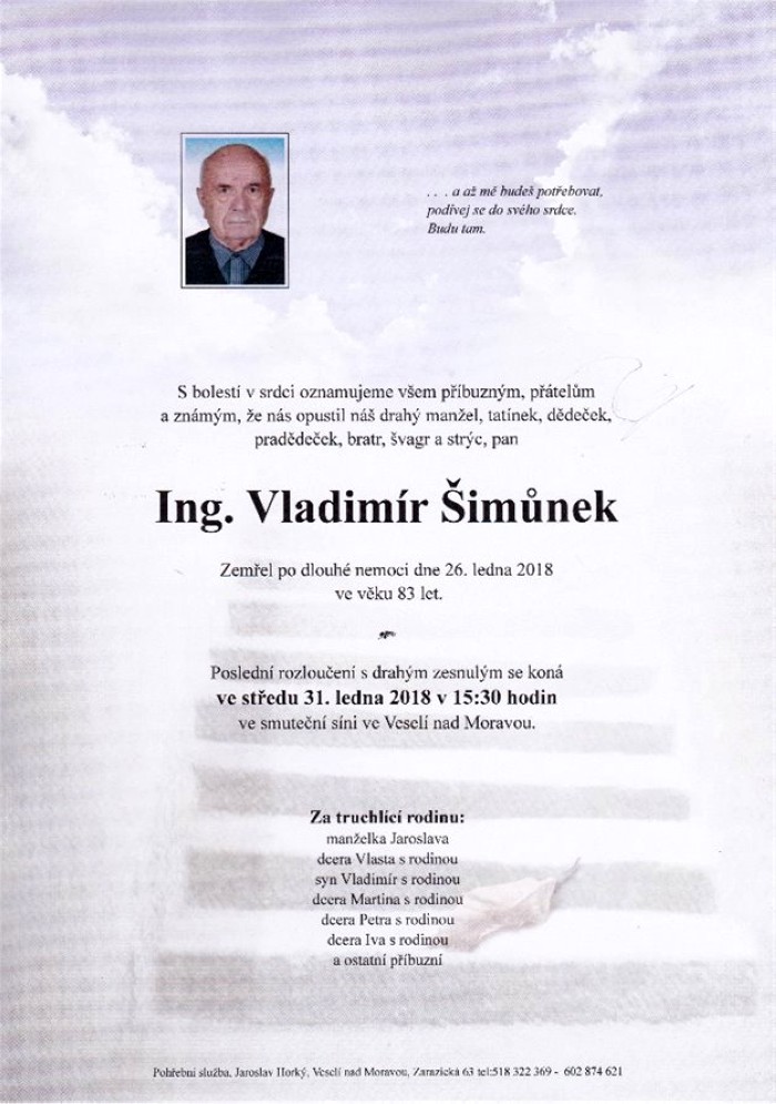 Ing. Vladimír Šimůnek