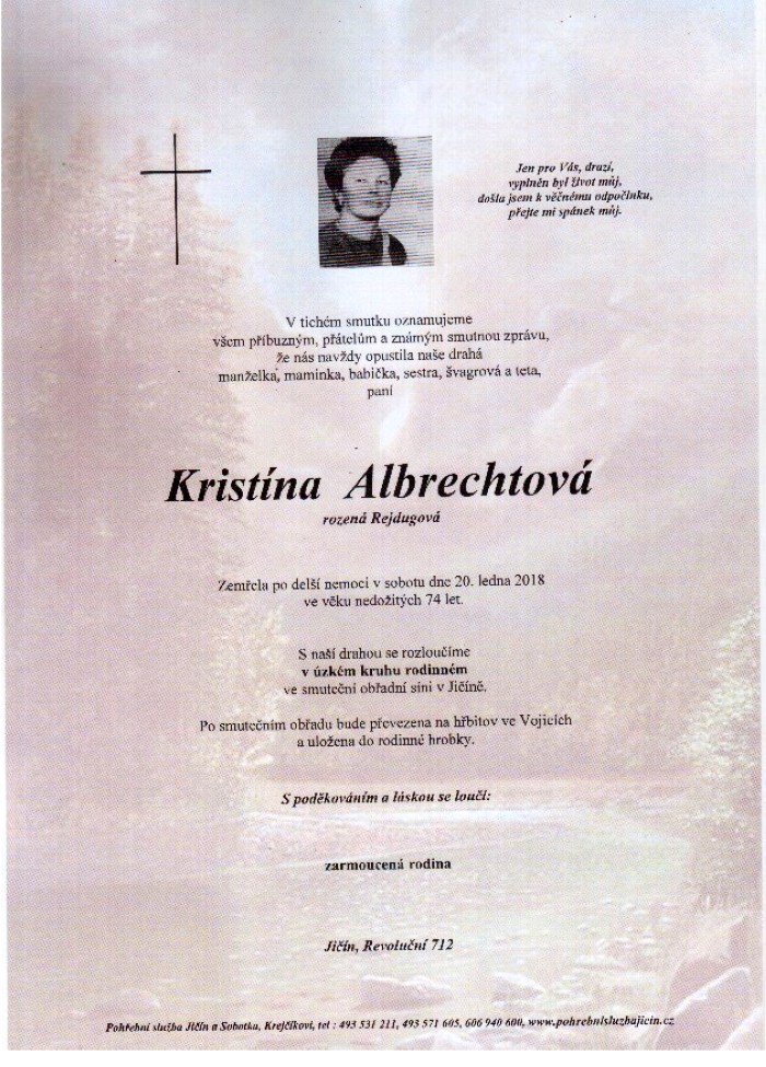 Kristína Albrechtová
