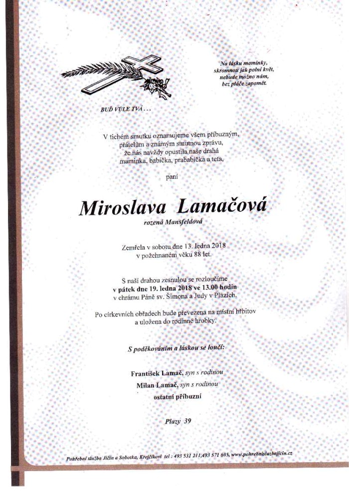 Miroslava Lamačová