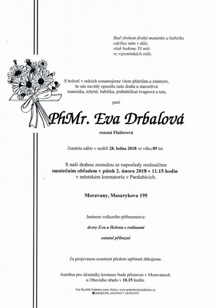 PhMr. Eva Drbalová