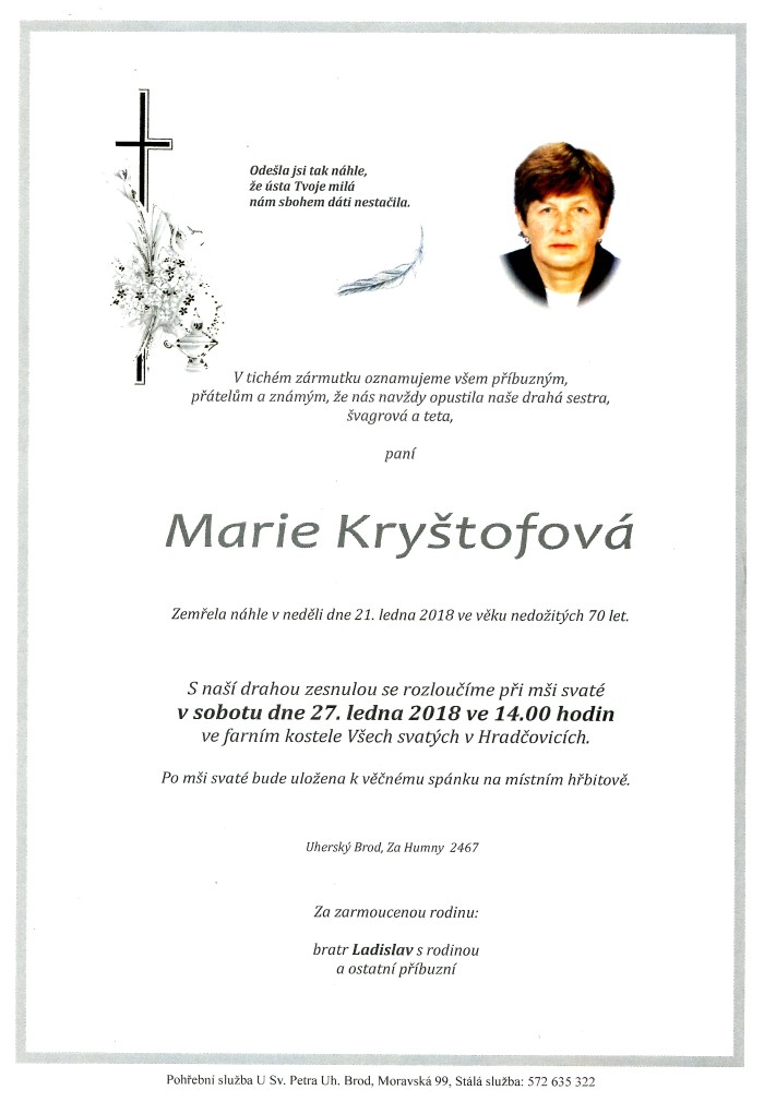 Marie Kryštofová