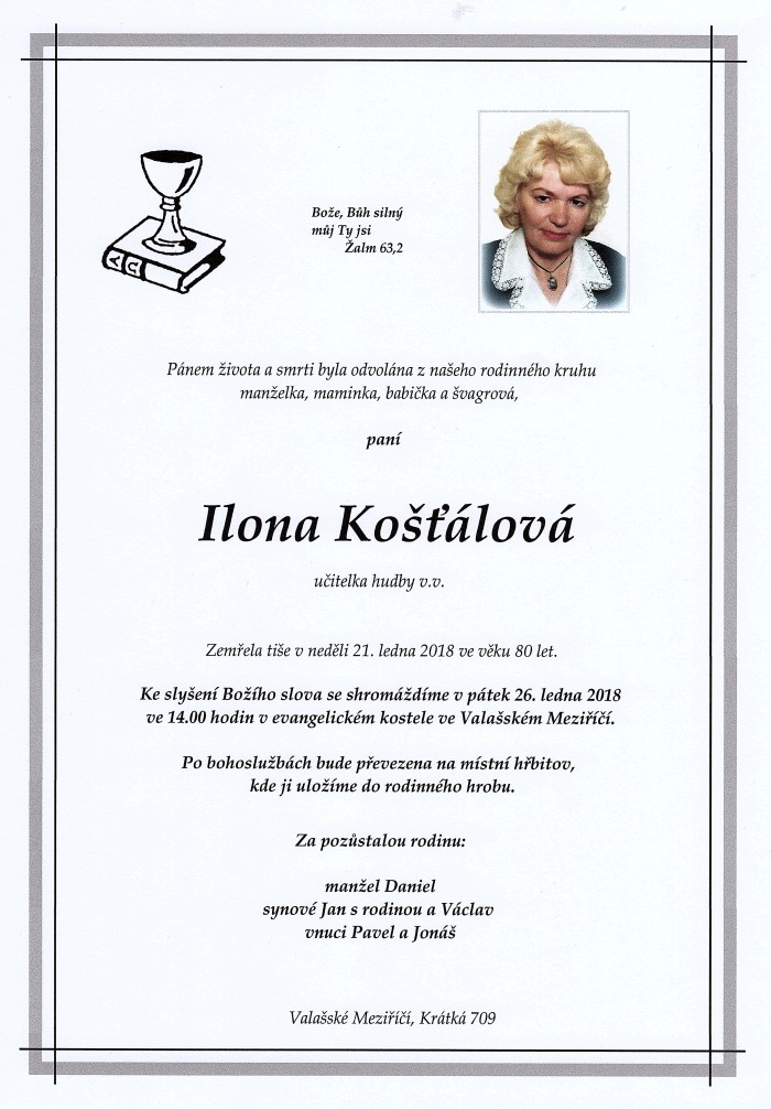 Ilona Košťálová