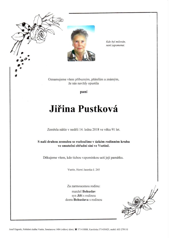 Jiřina Pustková