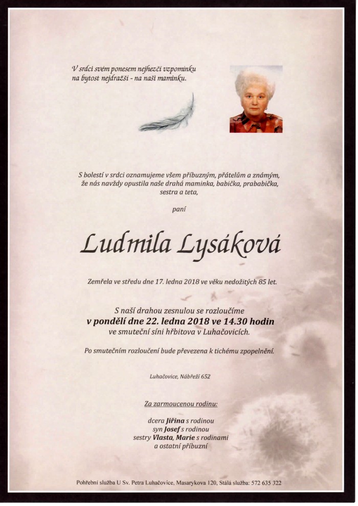 Ludmila Lysáková