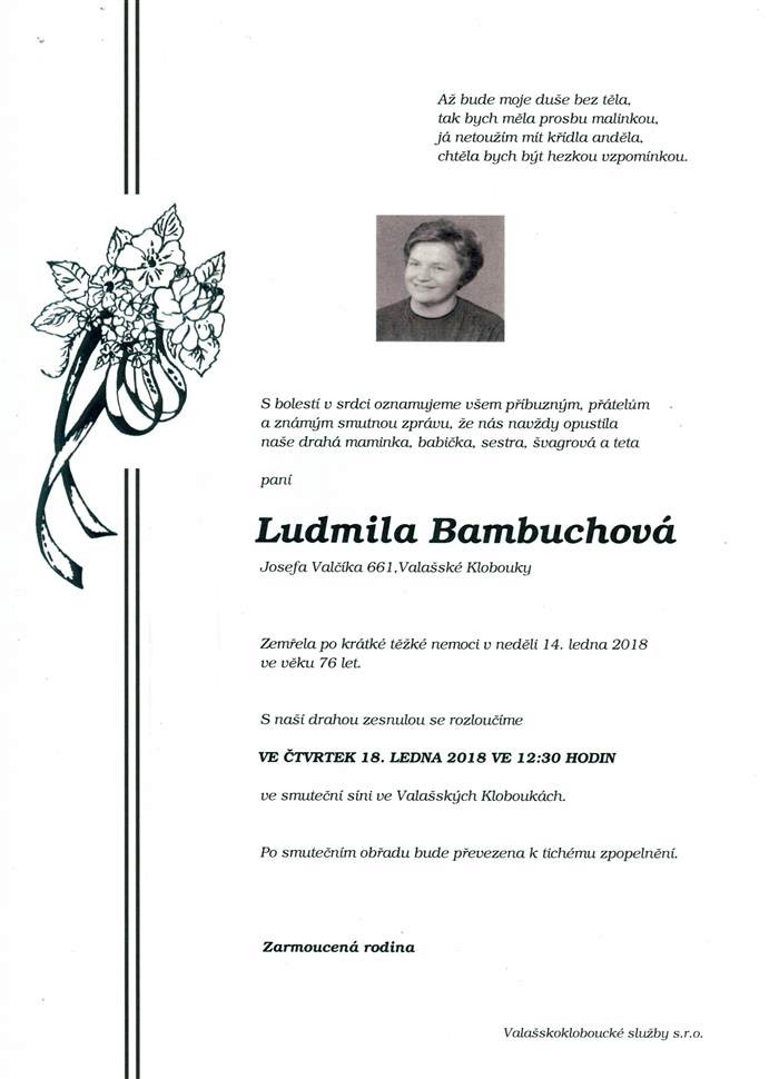 Ludmila Bambuchová