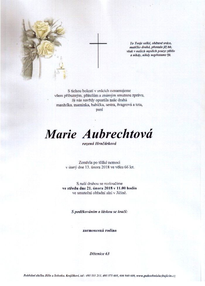 Marie Aubrechtová