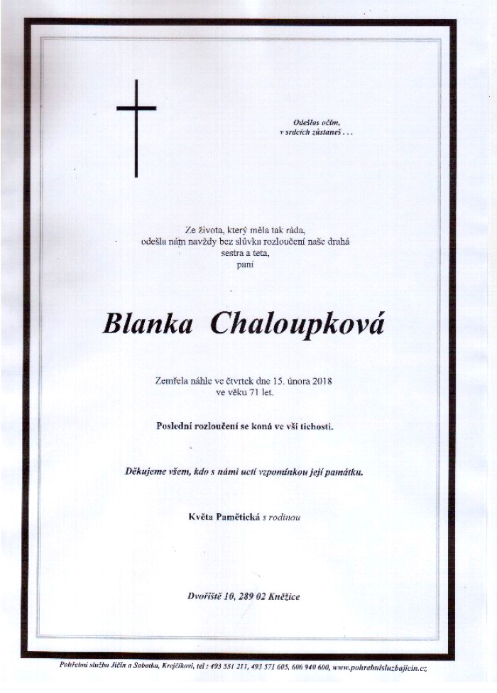 Blanka Chaloupková