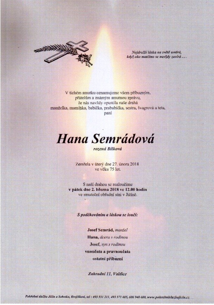 Hana Semrádová