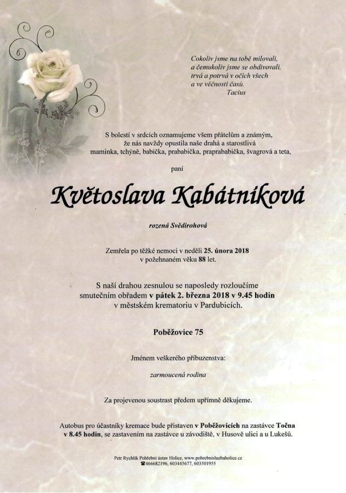 Květoslava Kabátníková