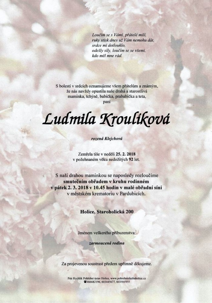 Ludmila Kroulíková