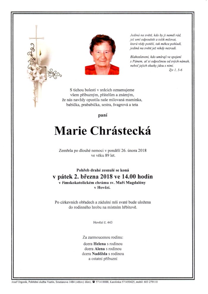 Marie Chrástecká