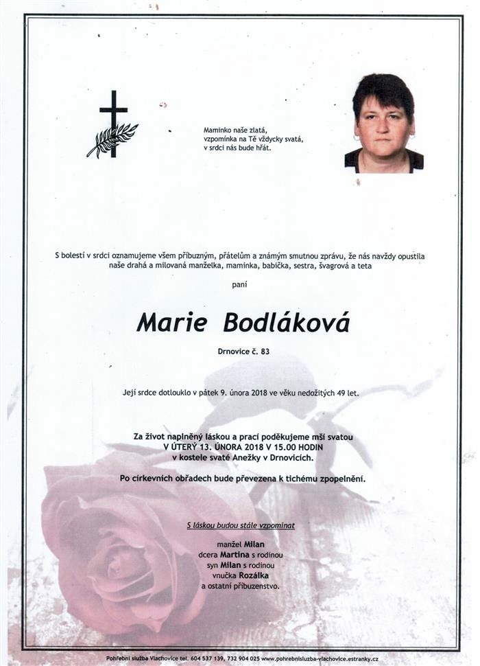 Marie Bodláková