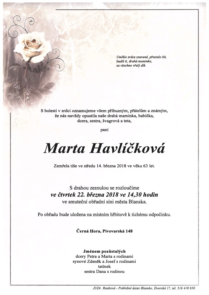 Marta Havlíčková